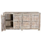 Classic Home 4 Door Sideboard Lime Wash Model 59026041
